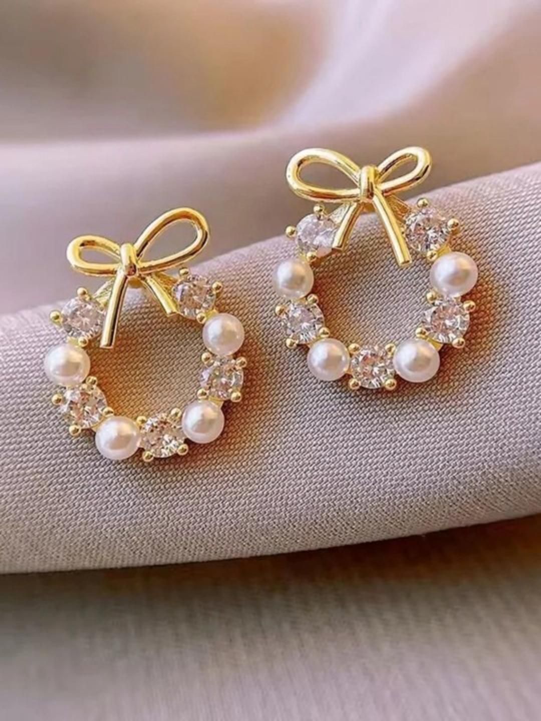 Pearl earrings